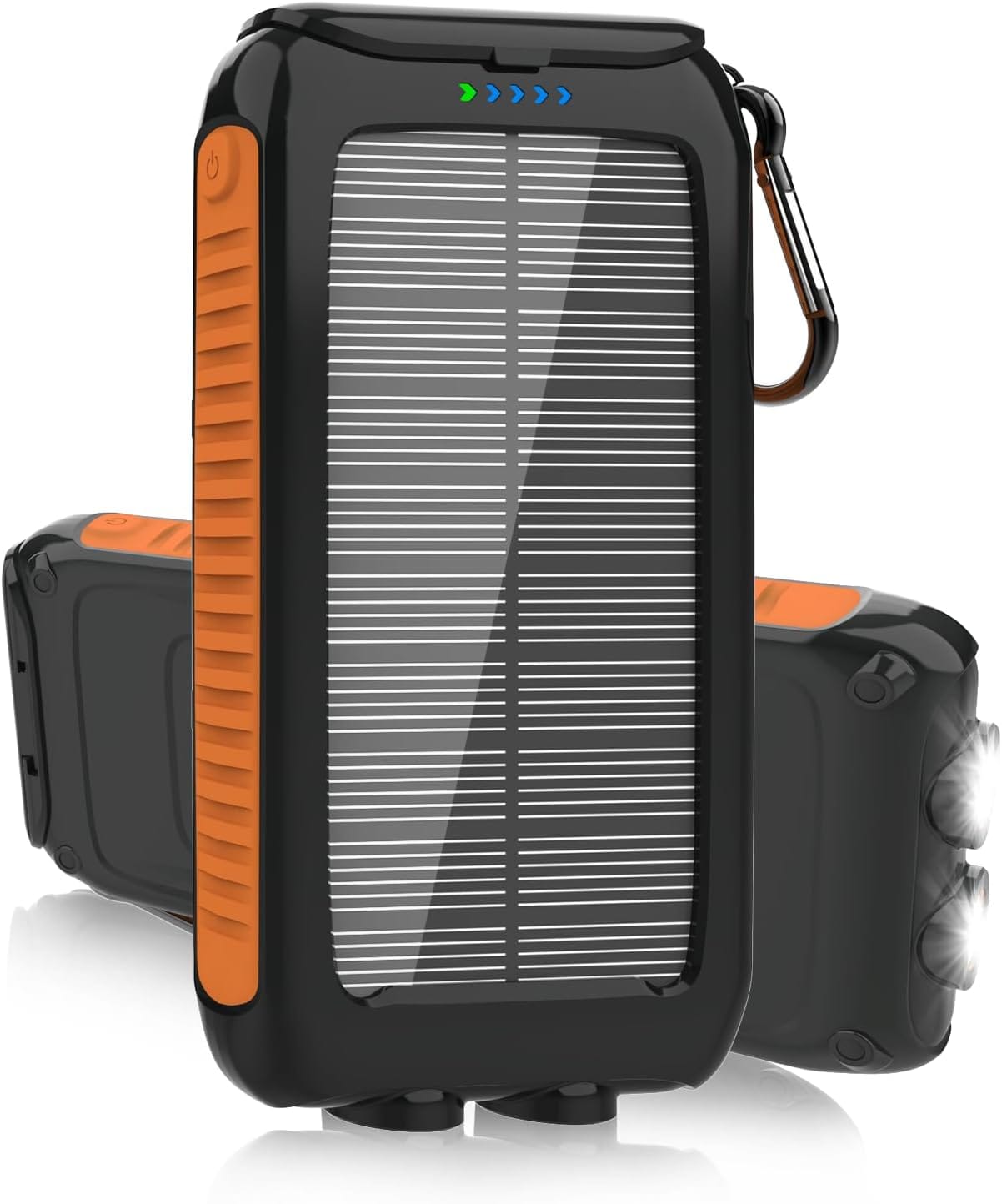 Solar Charger Power Bank 49800Mah – Portable Fast Charging Power Bank With Type-C & Dual Usb Ports, Compatible With Iphone, Samsung & More, Waterproof Solar Panel For Camping, Hiking, And Outdoor Use