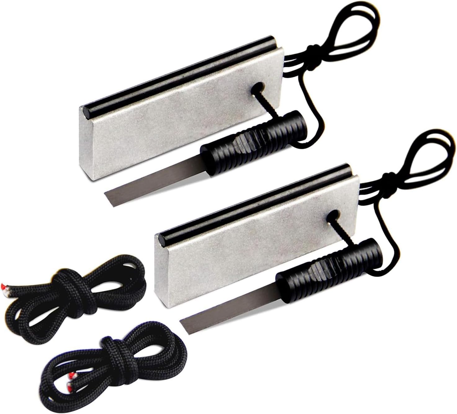 Aofar Magnesium Fire Starter Af-374 (2-Pack) Waterproof Fire Steel Pouch For Camping, Hiking, Hunting, Backpacking,Outdoor Survival Fire Striker Kit Aofar Magnesium Fire Starter Af-374 (2-Pack) Waterproof Fire Steel Pouch For Camping, Hiking, Hunting, Backpacking,Outdoor Survival Fire Striker Kit