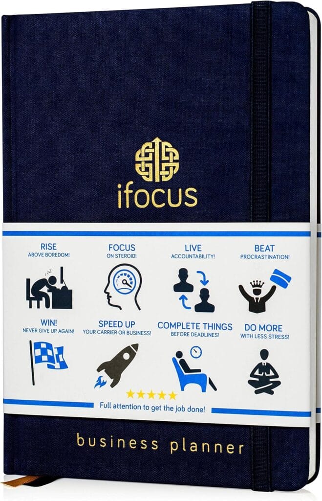 Business Planner Undated For Entrepreneurs! Focus Project Notebook For Productivity! Daily Weekly Self Organizer Planner / Win The Day! Beat Procrastination! Ifocus – A5 Work Planner Business Planner Undated For Entrepreneurs! Focus Project Notebook For Productivity! Daily Weekly Self Organizer Planner / Win The Day! Beat Procrastination! Ifocus – A5 Work Planner