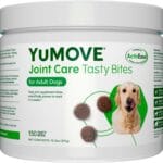 Dog Joint Supplement, Hip and Joint Supplement for Dogs with Glucosamine, Hyaluronic Acid, and Green Lipped Mussel and Omegas, Relief for Dog Hip and Joint Aches and Stiffness, by YuMOVE – 150 Bites