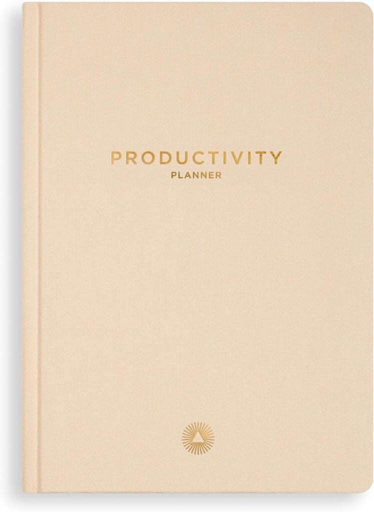 Intelligent Change – 3-Month Productivity Planner, Productivity Tools For Time-Management And Mindfulness, Daily To-Do List, A5 Undated Quarterly Planner, Beige (Beige)
