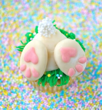 Bunny Butt Easter Cupcakes (Low-Sugar) | Handiest 20 Carbs!