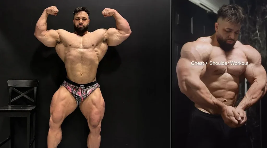 Regan Grimes Stocks His Chest and Shoulder Exercise Forward of 2025 Untouched York Professional