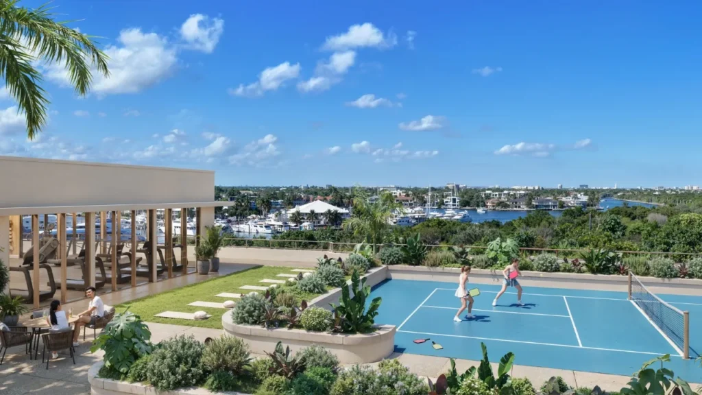 Pickleball Mania Hits Brandnew Heights With This Rooftop Courtroom In Castle Lauderdale