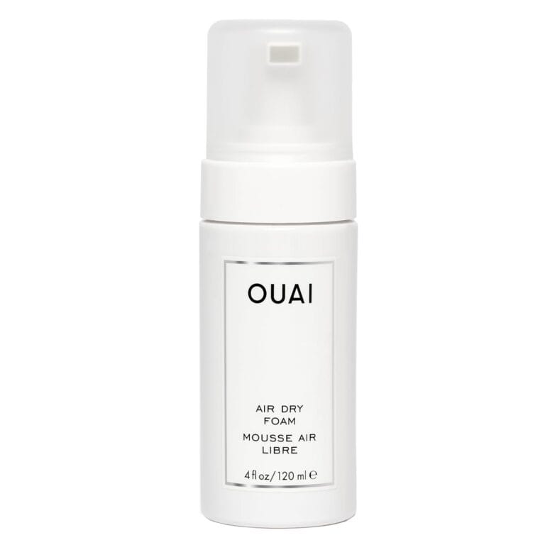 OUAI Air Dry Foam – Hair Mousse for Curly Hair & Beach Waves – Conditioning & Detangling With Kale and Carrot Extract – Paraben, Phthalate and Sulfate Free (4 Oz)