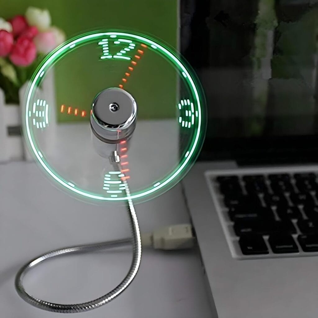 ONXE LED USB Clock Fan with Real Time Display Function,Stocking Stuffers for Men Christmas Gadgets,Father’s Day Gifts,1 Year Warranty ONXE LED USB Clock Fan with Real Time Display Function,Stocking Stuffers for Men Christmas Gadgets,Father’s Day Gifts,1 Year Warranty