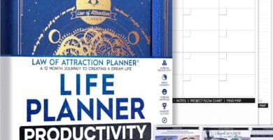 Law Of Attraction Planner – Undated Hourly, Weekly & Monthly Goal Setting Planner, 12-Month To Increase Productivity | Life & Gratitude Journal, Include Foldable Vision Board, Gift Box & Stickers Law Of Attraction Planner – Undated Hourly, Weekly & Monthly Goal Setting Planner, 12-Month To Increase Productivity | Life & Gratitude Journal, Include Foldable Vision Board, Gift Box & Stickers