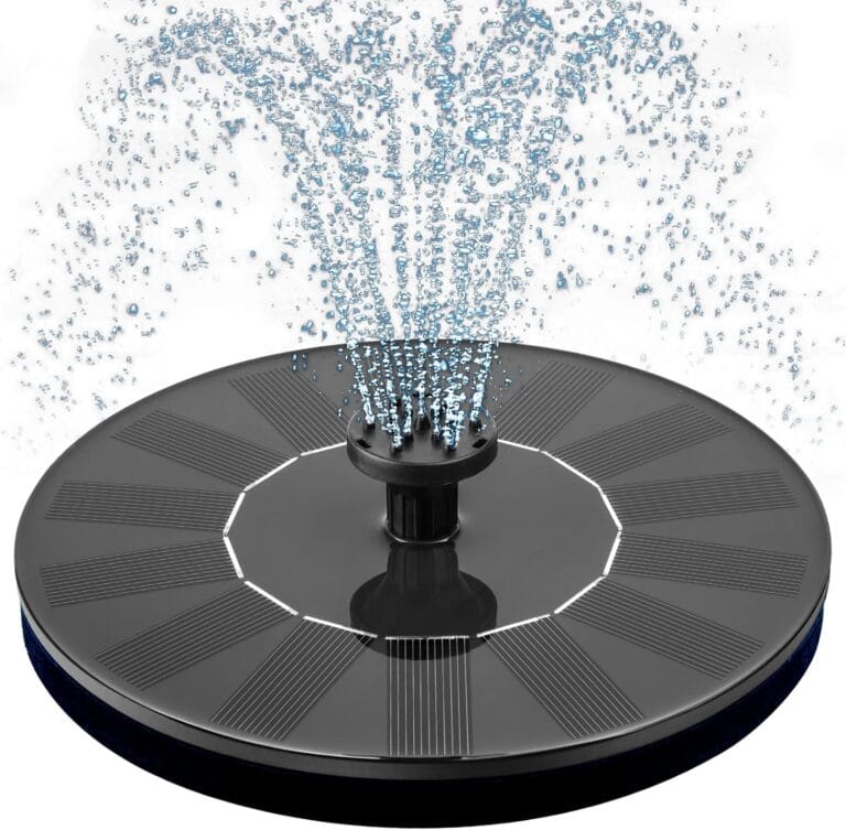 Mademax 1W Solar Bird Bath Fountain Pump, Solar Fountain with 6 Nozzle, Free Standing Floating Solar Powered Water Fountain Pump for Bird Bath, Garden, Pond, Pool, Outdoor Mademax 1W Solar Bird Bath Fountain Pump, Solar Fountain with 6 Nozzle, Free Standing Floating Solar Powered Water Fountain Pump for Bird Bath, Garden, Pond, Pool, Outdoor
