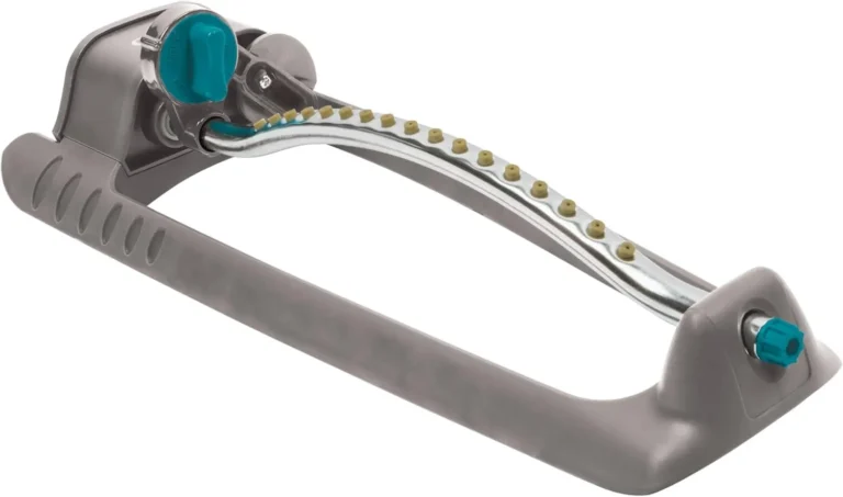 Gilmour Adjustable Rectangular Lawn Sprinkler, Water Sprinkler for Large Area Coverage, Hose Sprinkler for Lawn and Garden, Gray