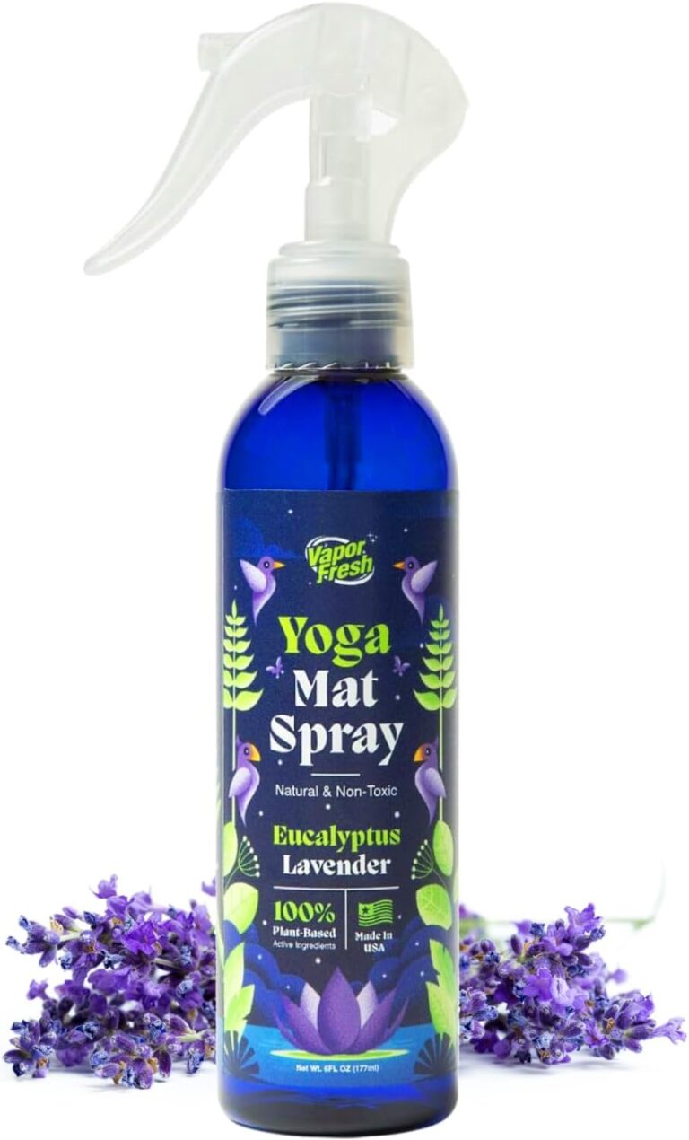 Yoga Mat Cleaner Spray, 6oz (Eucalyptus Lavender) – For Yoga Blocks, Mats, Straps and More – Powered By Essential Oils (1-Pack) Yoga Mat Cleaner Spray, 6oz (Eucalyptus Lavender) – For Yoga Blocks, Mats, Straps and More – Powered By Essential Oils (1-Pack)