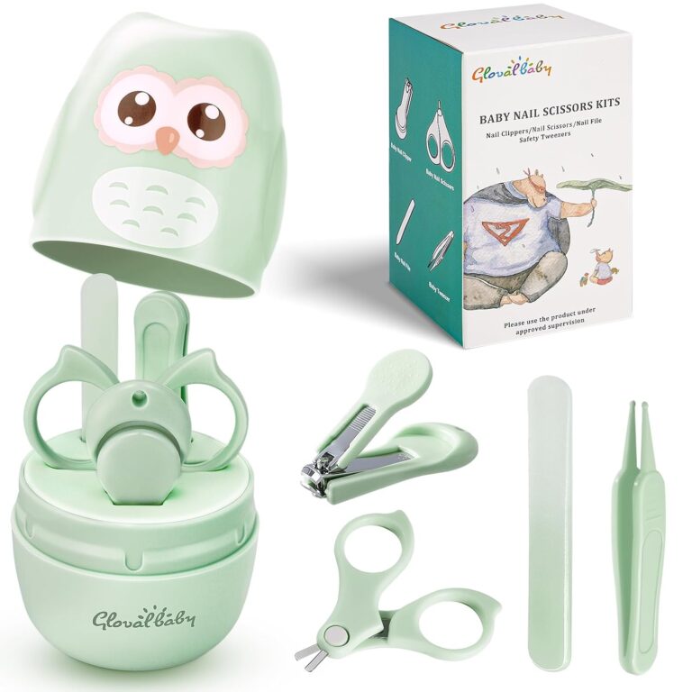 Baby Nail Kit, Baby Manicure Kit and Pedicure with Cute Owl Shape Case. Baby Nail Clipper, Scissor, Nail File & Tweezer for Newborn, Infant & Toddler, Mothers Day Gifts(Green) Baby Nail Kit, Baby Manicure Kit and Pedicure with Cute Owl Shape Case. Baby Nail Clipper, Scissor, Nail File & Tweezer for Newborn, Infant & Toddler, Mothers Day Gifts(Green)
