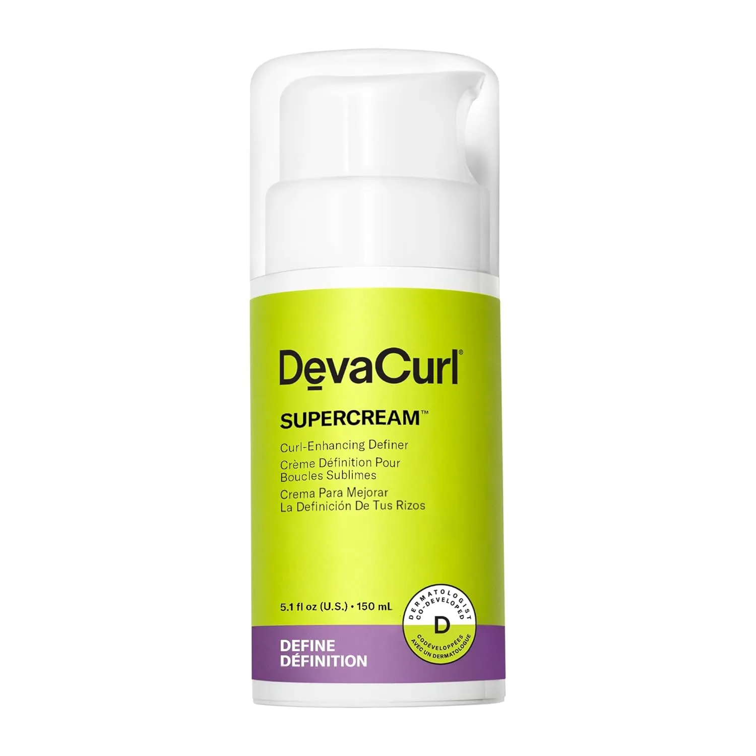 DevaCurl SuperCream, Infused Definer | Hydra-Definition Blend | Multitasking Styler