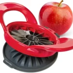 PrepWorks Dishwasher Safe Apple Slicer and Corer – 16-Slice Thin Apple Cutter with Safety Cover