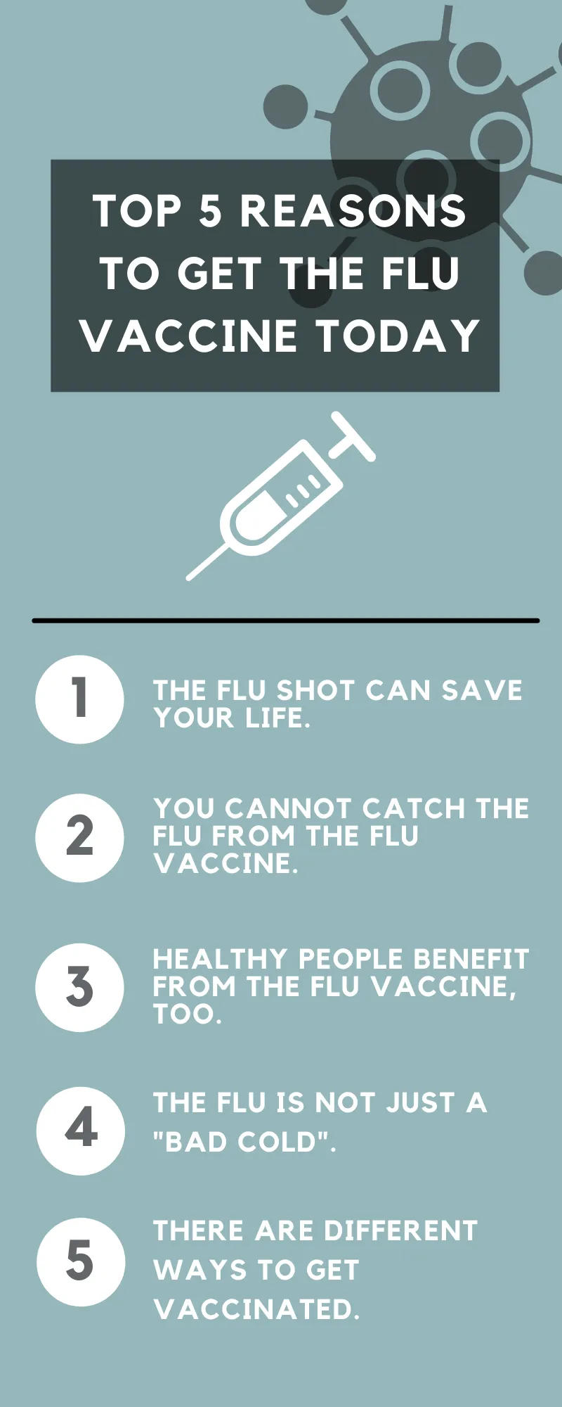 3 Causes to Get the Flu Shot 3 Causes to Get the Flu Shot