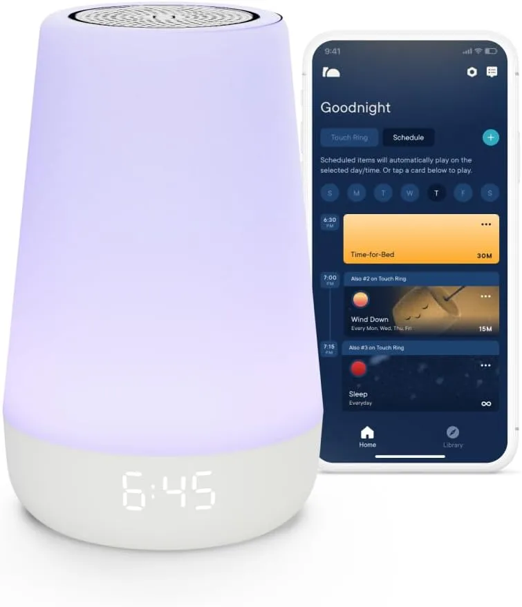 Hatch Rest Baby Sound Machine, Night Light | 2nd Gen | Registry Essential, Sleep Trainer, Routine Builder, Time-to-Rise Alarm Clock, White Noise Soother, Nursery Stories, Toddler Kids Bedroom (Wi-Fi) Hatch Rest Baby Sound Machine, Night Light | 2nd Gen | Registry Essential, Sleep Trainer, Routine Builder, Time-to-Rise Alarm Clock, White Noise Soother, Nursery Stories, Toddler Kids Bedroom (Wi-Fi)
