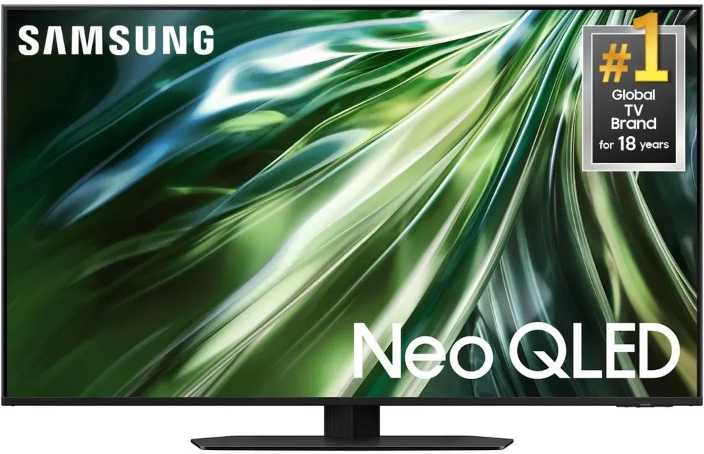 Samsung 65-Inch Class Neo QLED 4K QN90D Series Mini LED, Neo Quantum HDR+ Smart TV w/Dolby Atmos, Object Tracking Sound+, Motion Xcelerator, Real Depth Enhancer Pro, Alexa Built-in (QN65QN90D, 2024)