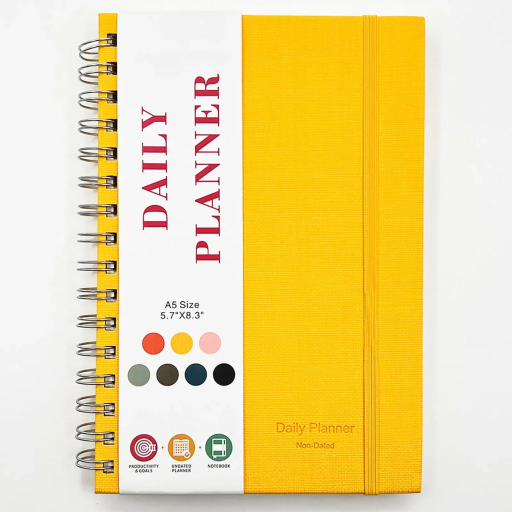Daily Planner Notepad with Hourly Schedule – ADHD Planner, Time Block Planning Pad, Desktop To Do List, College Supplies – 6 x 9” – 50 Undated Sheets Daily Planner Notepad with Hourly Schedule – ADHD Planner, Time Block Planning Pad, Desktop To Do List, College Supplies – 6 x 9” – 50 Undated Sheets