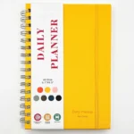 Daily Planner Notepad with Hourly Schedule – ADHD Planner, Time Block Planning Pad, Desktop To Do List, College Supplies – 6 x 9” – 50 Undated Sheets